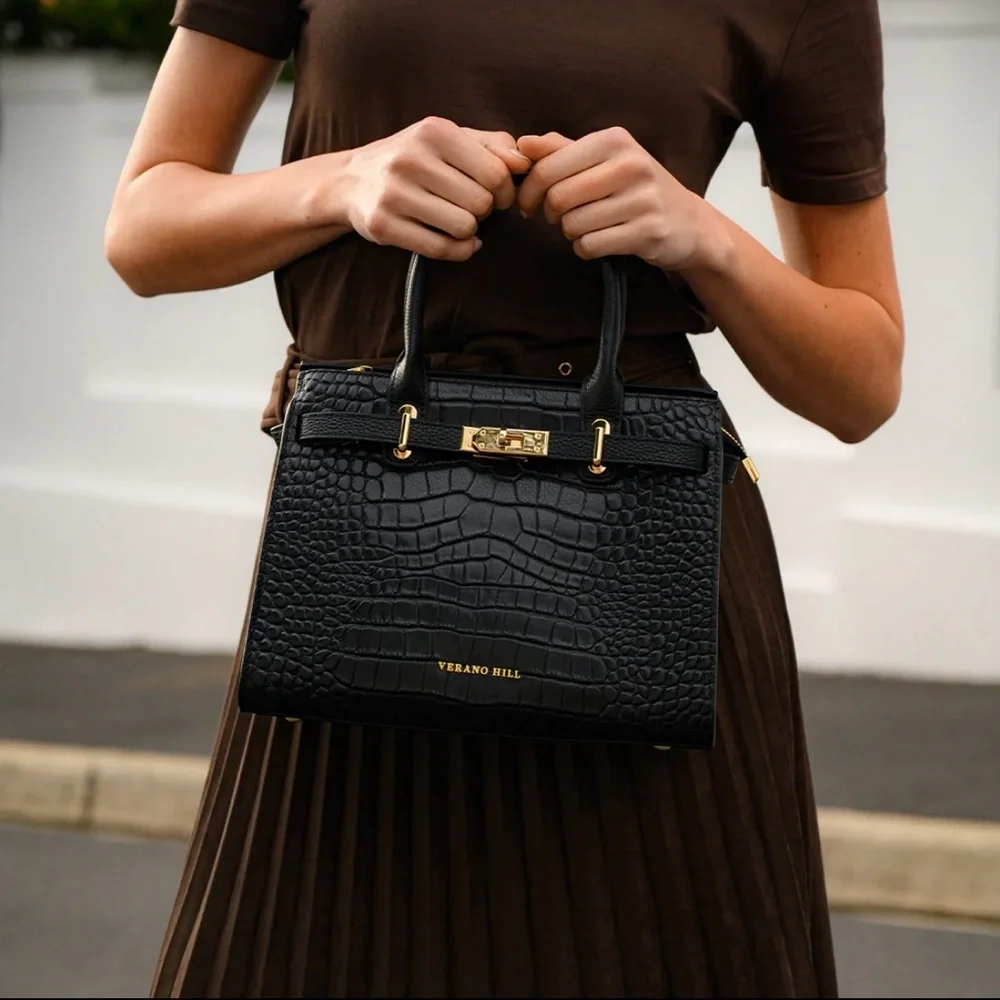 Sage Green, Verano Hill Genuine Leather Marseille Bag - Picture 3 of 7